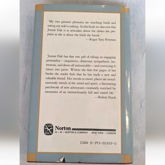 Vintage A Birdwatcher's Cookbook by Erma Fisk 1987 Hardcover 1st Edition Recipes - Picture 3 of 11